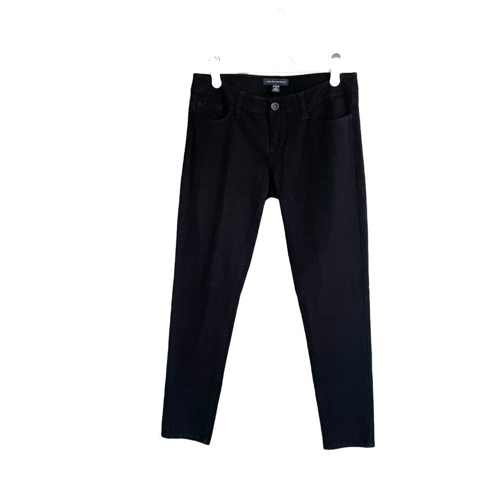 Banana Republic Stretch Black Legging Jegging Mid-Rise Skinny Size 4